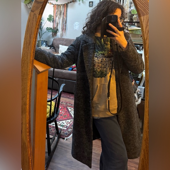 Dynamite Gray Pea Coat - Picture 4 of 5